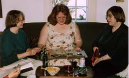 visiting at Ruth's house