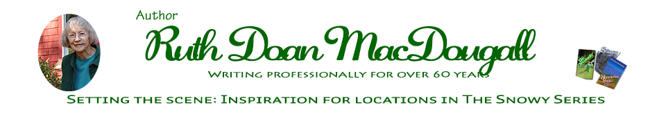 Introducing pages that inspired loctations used in The Snowy Series